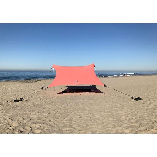  Neso Tents Grande Beach Tent, 7ft Tall, 9 x 9ft, Reinforced Corners and Cooler Pocket