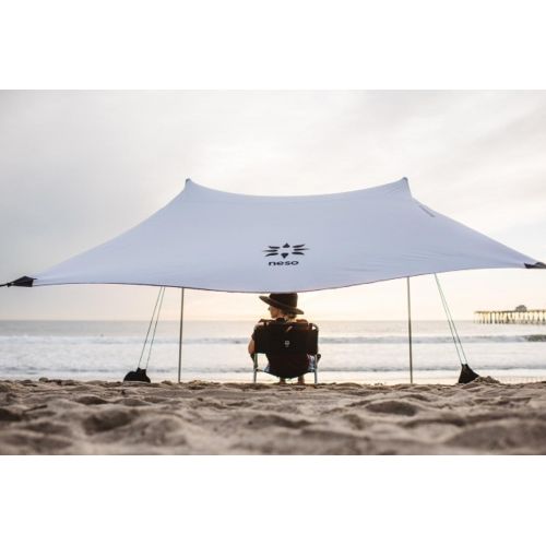  Neso Tents Beach Tent with Sand Anchor, Portable Canopy Sunshade - 7 x 7 - Patented Reinforced Corners