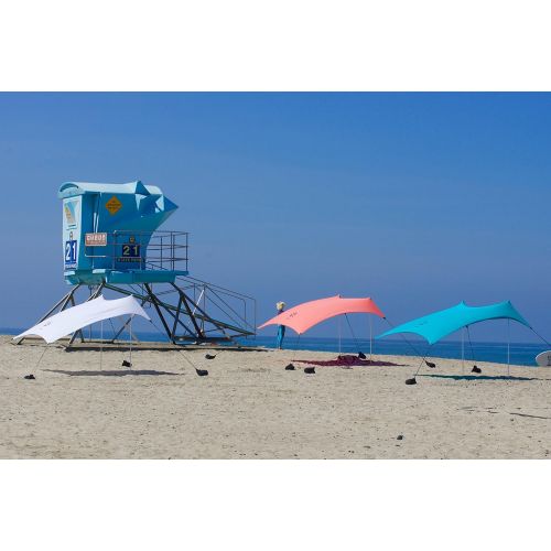  Neso Tents Beach Tent with Sand Anchor, Portable Canopy Sunshade - 7 x 7 - Patented Reinforced Corners