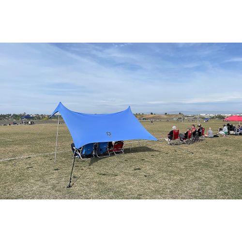  Neso Sidelines Grande : Versatile Sports Sun Shelter, Patented Corners & Poles, 100% Recycled Stakes