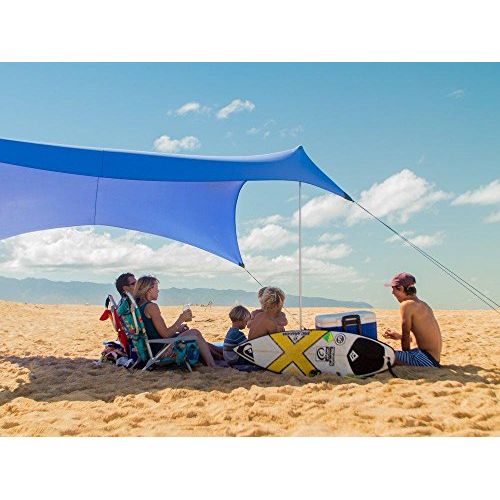  Neso Tents Grande Beach Tent, 7ft Tall, 9 x 9ft, Reinforced Corners and Cooler Pocket