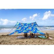 Neso Tents Beach Tent with Sand Anchor, Portable Canopy Sunshade 7 x 7 Patented Reinforced Corners