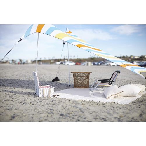  Neso Tents Beach Tent with Sand Anchor, Portable Canopy Sunshade 7 x 7 Patented Reinforced Corners