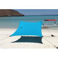 Neso Tents Beach Tent with Sand Anchor, Portable Canopy Sunshade - 7 x 7 - Patented Reinforced Corners