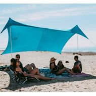 Neso Tents Gigante Beach Tent, 8ft Tall, 11 x 11ft, Biggest Portable Beach Shade, UPF 50+ Sun?Protection, Reinforced Corners and Cooler Pocket