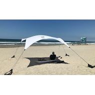 Neso Tents Gigante Beach Tent, 8ft Tall, 11 x 11ft, Biggest Portable Beach Shade, UPF 50+ Sun?Protection, Reinforced Corners and Cooler Pocket