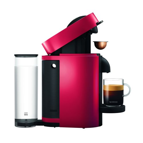 네스프레소 Nespresso VertuoPlus Coffee and Espresso Maker by DeLonghi, Cherry Red