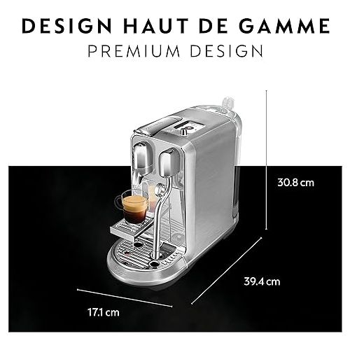 네스프레소 Breville Nespresso Creatista Plus BNE800BSS, Brushed Stainless Steel