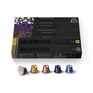 Nespresso Capsules OriginalLine, Variety Pack, Mild, Medium, Dark Roast Espresso Coffee, 50 Count Coffee Pods, Brews 3.7 ounce and 1.35 ounce (ORIGINAL LINE ONLY)
