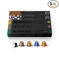 Nespresso Capsules OriginalLine, Mild Roast Blend Variety Pack, Mild Roast Coffee, 10 Count (Pack of 5) Espresso Coffee Pods, Brews 3.7 ounce and 1.35 ounce (ORIGINALLINE ONLY)