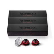 Nespresso Capsules VertuoLine, Half Caffeinato, Mild Roast Coffee, 10 Count (Pack of 3), Brews 7.8oz (VERTUOLINE ONLY)