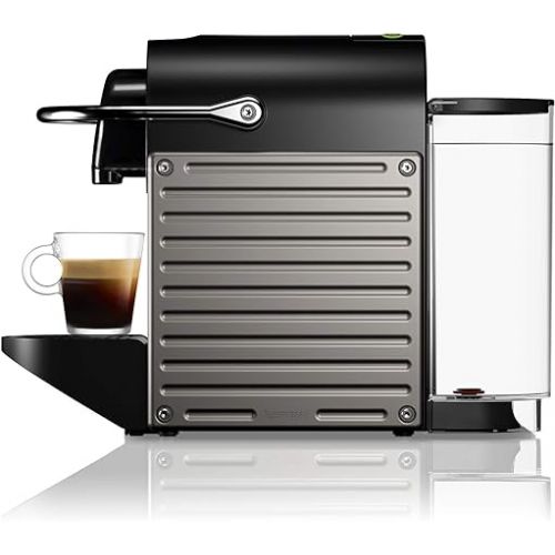 네스프레소 Nespresso BEC430TTN Pixie Espresso Machine, 24 ounces by Breville, Titan