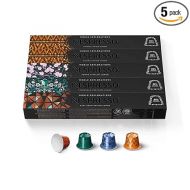 Nespresso Capsules OriginalLine, Morning Lungo Blends Variety Pack, Mild, Medium, and Dark Roast Coffee, 50 Count Espresso Coffee Pods, Brews 3.7 Ounce (ORIGINALLINE ONLY)