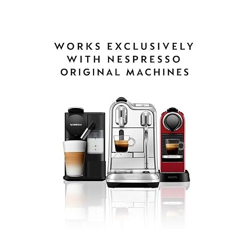 네스프레소 Nespresso Capsules OriginalLine, Morning Lungo Blends Variety Pack, Mild, Medium, and Dark Roast Coffee, 50 Count Espresso Coffee Pods, Brews 3.7 Ounce (ORIGINALLINE ONLY)