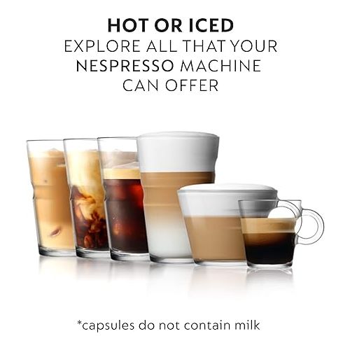 네스프레소 Nespresso Capsules OriginalLine, Roma, Medium Roast Espresso, 50-Count Espresso Coffee Pods