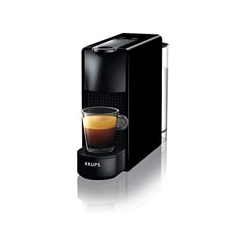 네스프레소 Krups Nespresso XN1108 Essenza Mini Kaffeekapselmaschine (1260 Watt, Thermoblock-Heizsystem, 0,7 Liter, 19 bar) schwarz