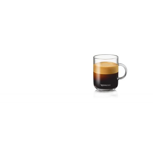 네스프레소 Nespresso Vertuo Kaffee Mug Set (2X 390 ml) inkl. 2 Loeffel Glassbecher