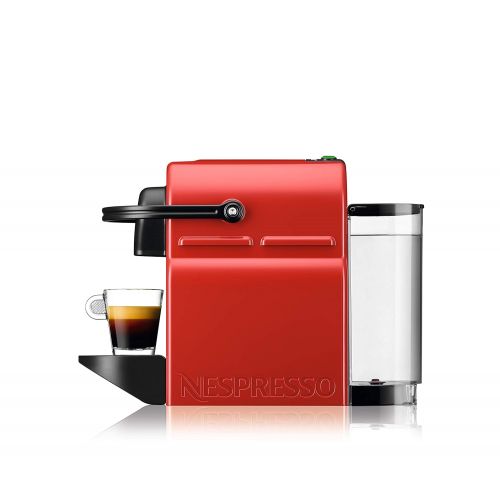 네스프레소 NESPRESSO Krups Nespresso Inissia Kaffeekapselmaschine Inissia x12.0x23.0x32.1 rubinrot