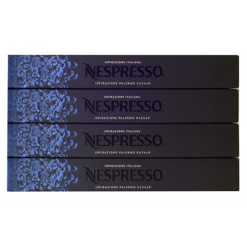 네스프레소 Nespresso OriginalLine (European Version) Ispirazione Italiana: Palermo Kazaar, 40 Capsules