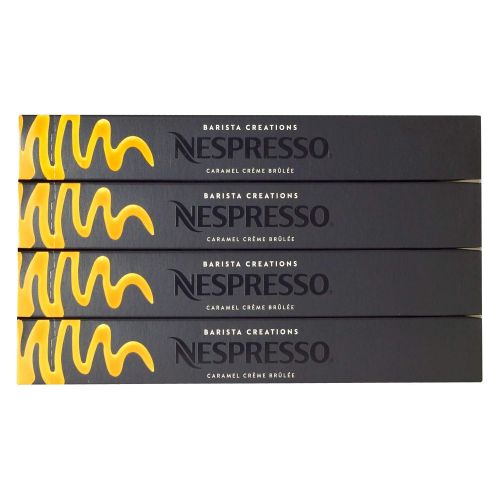 네스프레소 Nespresso OriginalLine (European Version) Barista Creations: Caramel Creme Brulee, 40 Capsules