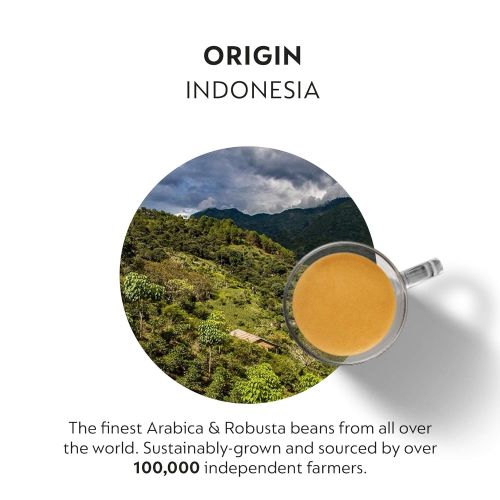 네스프레소 Nespresso Capsules OriginalLine, Indonesia Master Origin ,Dark Roast Coffee, 50 Count Coffee Pods, Brews 1.35oz