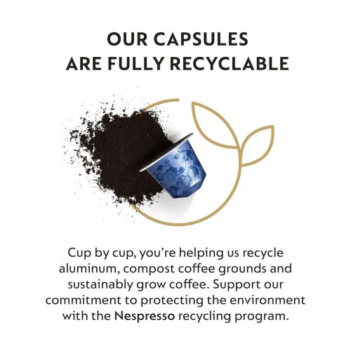 네스프레소 Nespresso Capsules OriginalLine, Ispirazione Variety Pack, Mild, Medium, Dark Roast Espresso Coffee, 50 Count Espresso Coffee Pods, Brews 1.35 oz