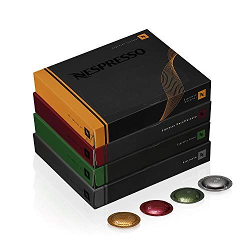 네스프레소 Nespresso Professional Coffee Capsules, Coffee Variety Pack, Medium & Dark Roast, 200-Count Coffee Capsules