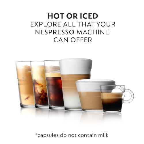 네스프레소 Nespresso Original Line Iced Coffee & Flavored Barista Variety Pack, 100Count