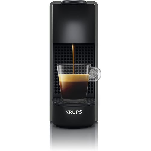 네스프레소 Krups Nespresso XN110B Essenza Mini Kaffeekapselmaschine, 1260 Watt, grau, 0,7 Liter