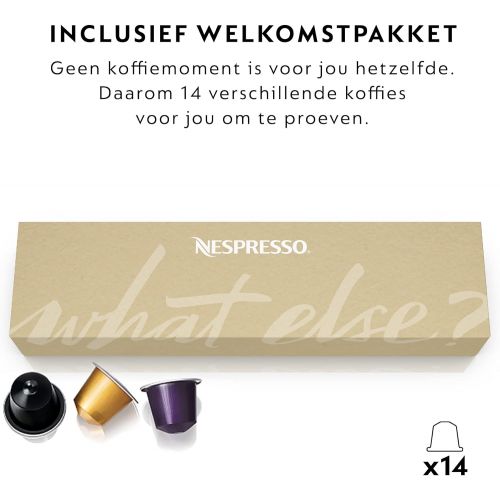 네스프레소 Krups Nespresso XN110B Essenza Mini Kaffeekapselmaschine, 1260 Watt, grau, 0,7 Liter