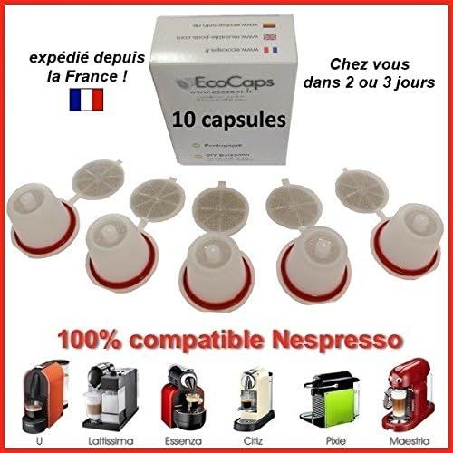 네스프레소 Brand: Nespresso NespressoNachfuellbare CAPSULAS RECARGABLES REUTILIZABLES Cafe emohome