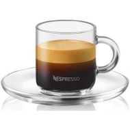Nespresso vertuo Espresso-Set 2Glaser 2Untertassen 2Teeloeffel