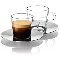 Brand: Nespresso Nespresso Set Glass Collection Espresso Cups & Saucers,A & P Cahen Design,New