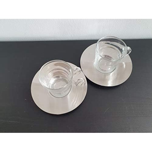 네스프레소 Brand: Nespresso Nespresso Set of 2 Lungo Cups from the VIEW Series Coffee Tea Cocoa Cups Glass