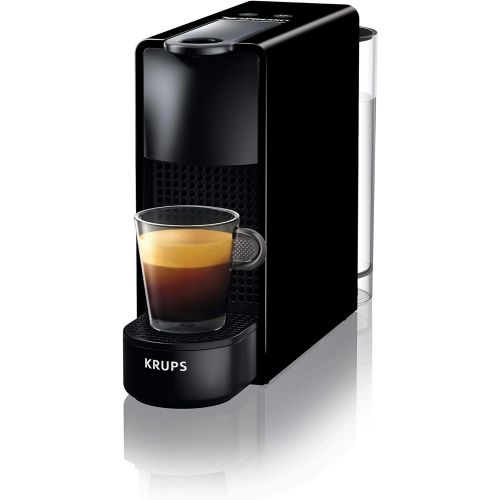 네스프레소 Brand: Krups Nespresso Krups Nespresso XN1108 Essenza Mini coffee capsule machine, 1260 watts, black, 0.6 liters