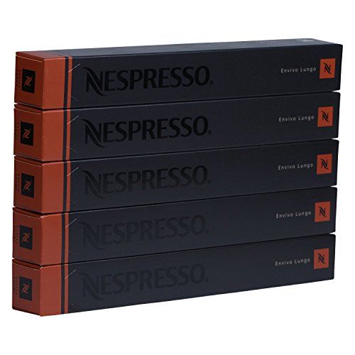 네스프레소 Nespresso Envivo Lungo, 5 Stangen a 10 Kapseln, 50 Kapseln