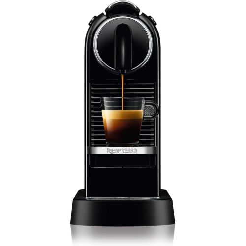 네스프레소 DeLonghi Nespresso Citiz EN167.B capsule machine, high pressure pump and ideal heat control without Aeroccino (milk frother), energy saving function, black