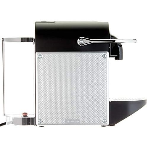 네스프레소 DeLonghi Nespresso EN 124 EN124.S capsule machine Pixie 1260 W side walls aluminum made of recycled capsules, silver