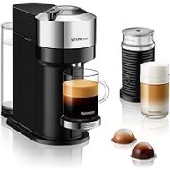 DeLonghi Nespresso Vertuo Next ENV 120.CAE coffee capsule machine with Aeroccino milk frother, chrome