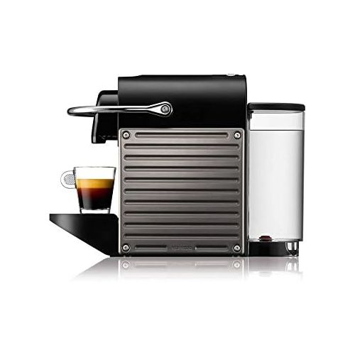 네스프레소 Nespresso Pixie Espresso Maker, Electric Titan (Discontinued Model)