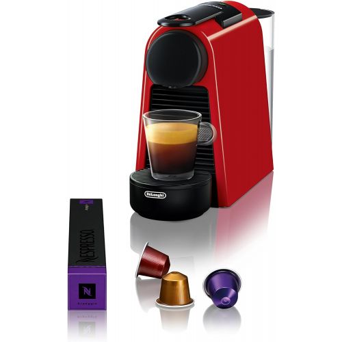 네스프레소 Nespresso Essenza Mini Espresso Machine by DeLonghi, Red