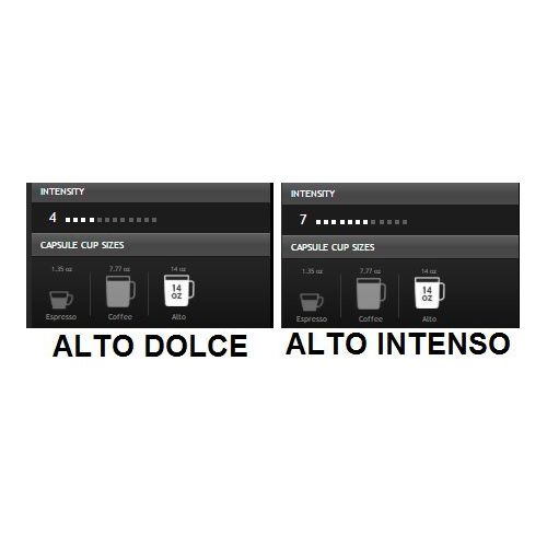 네스프레소 Nespresso Vertuoline 6 sleeves Alto (3 ALTO DOLCE + 3 ALTO INTENSO) Coffee