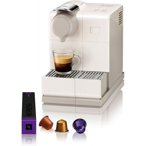 네스프레소 Nespresso Lattissima Touch Original Espresso Machine with Milk Frother by DeLonghi, Creamy White