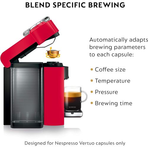 네스프레소 Nespresso Vertuo Coffee and Espresso Machine by DeLonghi, Black