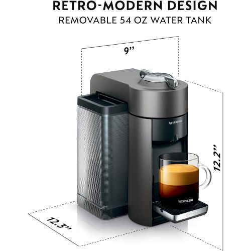 네스프레소 Nespresso Vertuo Coffee and Espresso Machine by DeLonghi, Black