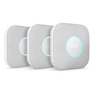 Nest Protect Smoke & Carbon Monoxide Alarm, Battery (2nd Generation), 3 Pack
