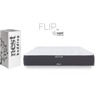 Nest Bedding FLIP, Amazon-Exclusive Double Sided Hybrid Bed in a Box, Cooling Gel Foam and Caliber Coil, CertiPUR-US, 10-Year Warranty, Made in The USA