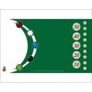 Nested Egg Gaming Supplies GMT018 The Tokens Green And White Gaming Playmat