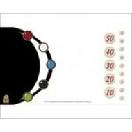 Nested Egg Gaming Supplies GMT020 The Tokens White And Black Gaming Playmat