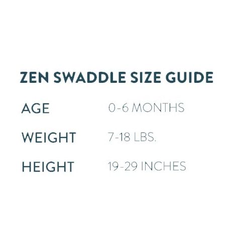  Nested Bean 2-in-1 Zen Swaddle Classic - Powder Blue